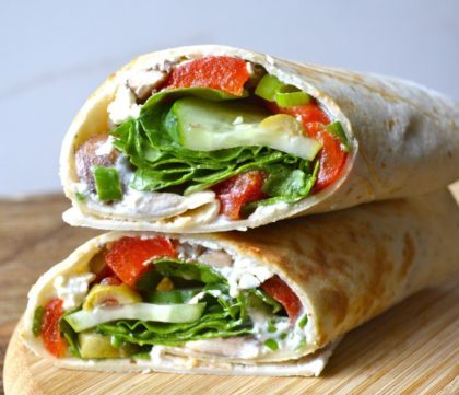 Always On The Lookout For New And Healthy Recipes – Greek Wrap