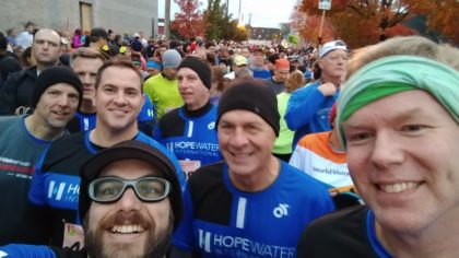 Completing My 2nd Marathon, The Grand Rapids Marathon With Hope Water International