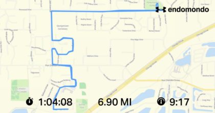 Almost 7 Mile Post-Christmas Run