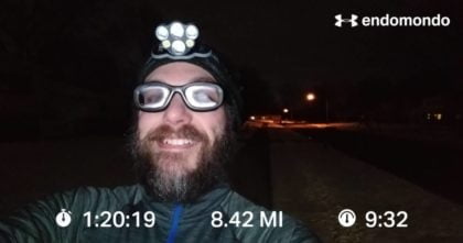 Putting In Some Miles On A Crisp Tuesday Morning