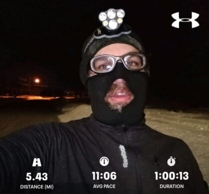 Finished Another 5.43mi Run Today
