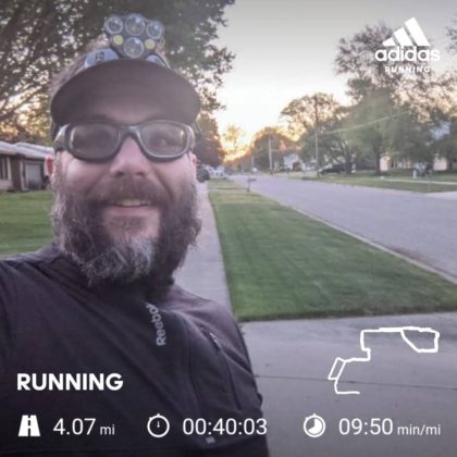 Starting Off Another Week With A 4 Mile Run, And Feeling Good