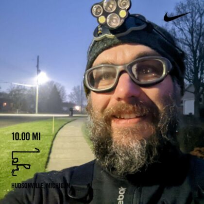 Completing 10 Miles in Prep for the Groundhog Marathon